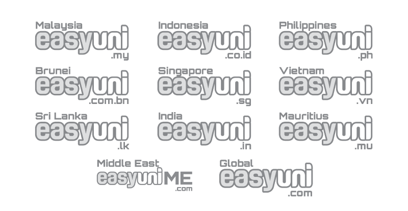 EasyUni network of sites